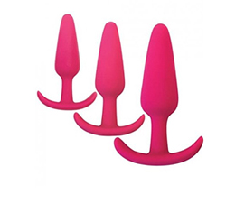 VIP Butt Plugs Trio (Pink)